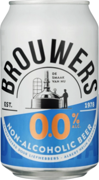 Brouwers 0.0 blik 0,33 cl